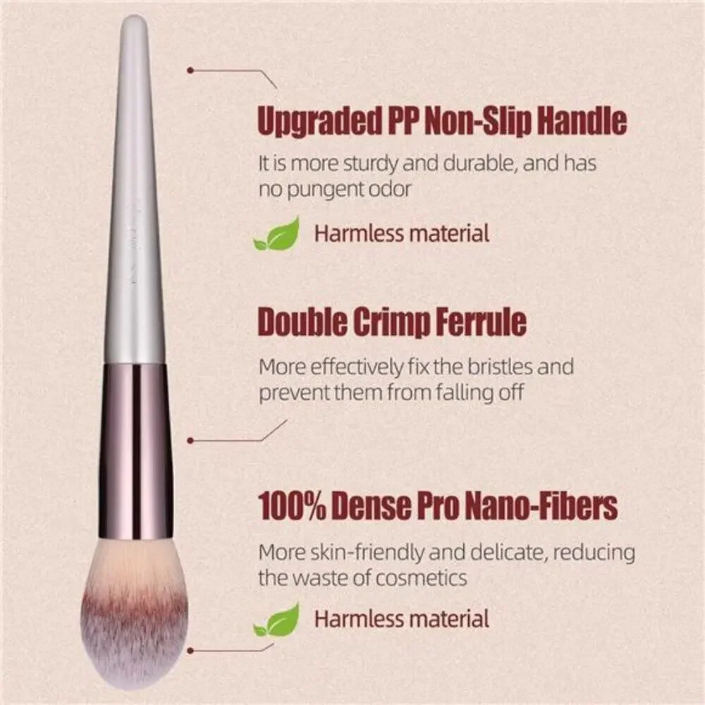 Makeup Brush Set 18 Pcs Premium Synthetic Foundation Powder Concealers